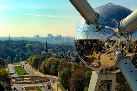 Atomium vistas, Museos en FLandes para ir con niños
