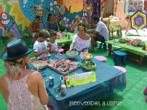 Zona de niños en el Hippy Market