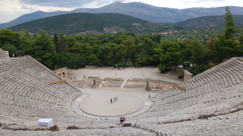 Teatro de Epidauro, Peloponeso, Grecia