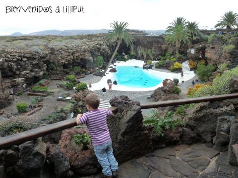 Los Jameos del Agua. Viajar con niños a Lanzarote